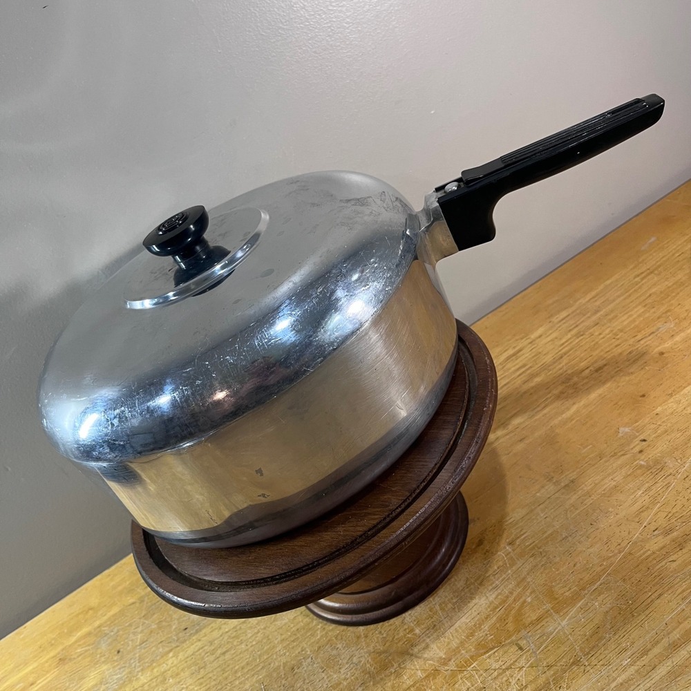 Magnalite GHC Skillet 11.25in Chicken Fryer Cast Aluminum Pan with Lid USA
